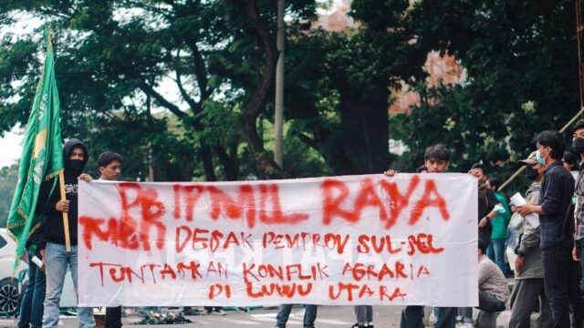Sikapi Sengketa Lahan Yon TP 872 di Luwu Utara, PB IPMIL RAYA Gelar Aksi Demo di Kantor Gubernur Sulsel