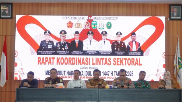 Jelang Idul Fitri 1447 H, Pemkab Luwu Gelar Rakor Lintas Sektoral