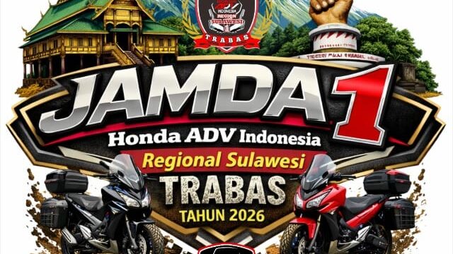 Jamda I HAI Regional Sulawesi 1 TRABAS Siap Digelar di Palopo, Hadirkan Ratusan Bikers ADV