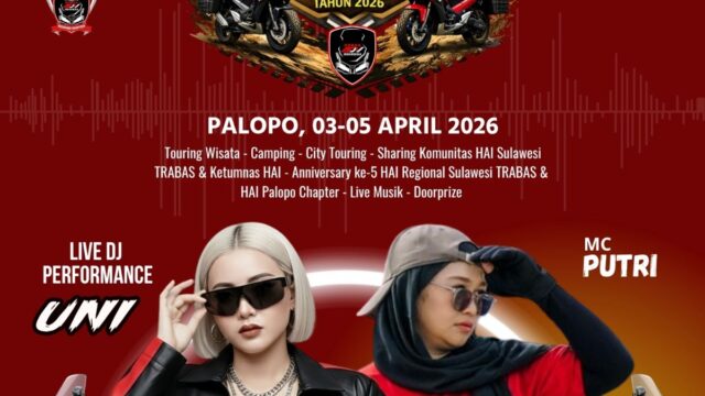 Ratusan Bikers Akan Hadiri Jamda I HAI Sulawesi Trabas 2026, Ajang Silaturahmi dan Promosi Wisata Tana Luwu