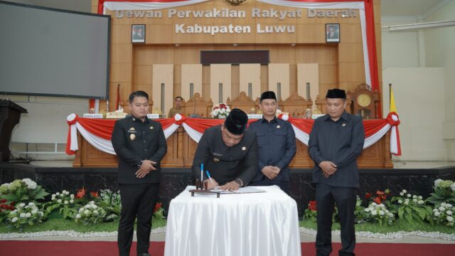 Bupati Luwu dan DPRD Tetapkan KUA-PPAS APBD Tahun Anggaran 2027