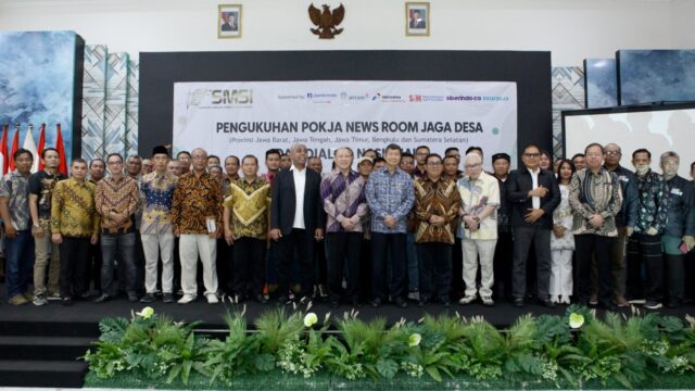SMSI Kukuhkan Pokja Newsroom Jaga Desa, Lima Provinsi Jadi Pilot Project
