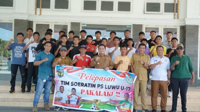 Wabup Luwu Dhevy Bijak Lepas PS Luwu U-17 Yang akan Berlaga di Makassar